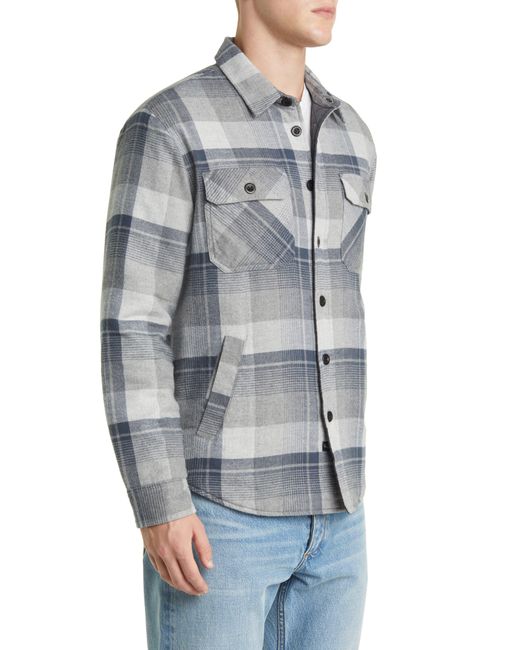 Rails Gray Worthing Cotton Shirt Jacket for men