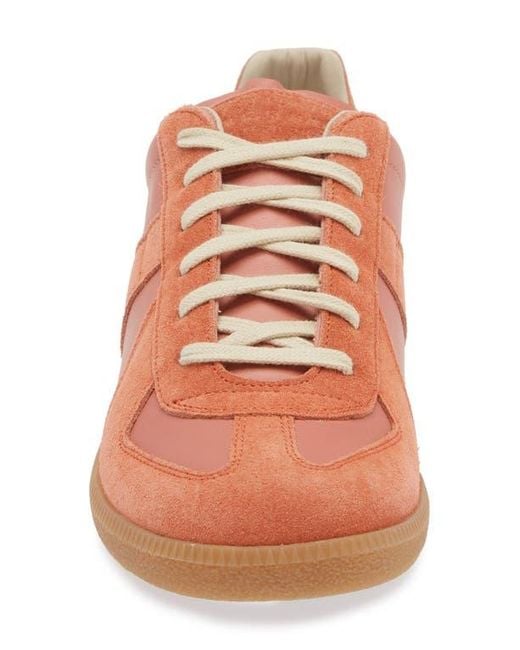 Maison Margiela Pink Replica Low Top Sneaker for men