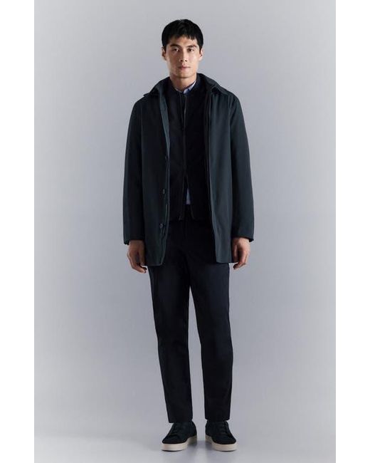 Mango Black Packable Parka for men
