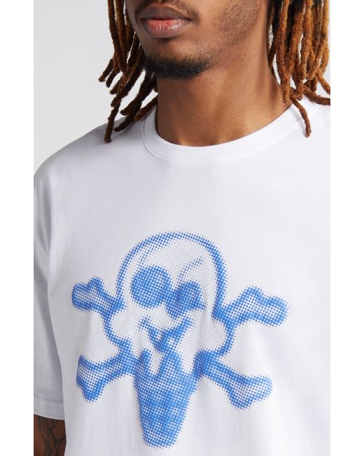 ICECREAM White Hazy Cotton Graphic T-shirt for men