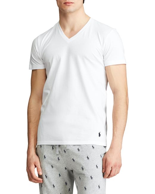Polo Ralph Lauren 5pack Relaxed Fit Logo Embroidered Vneck