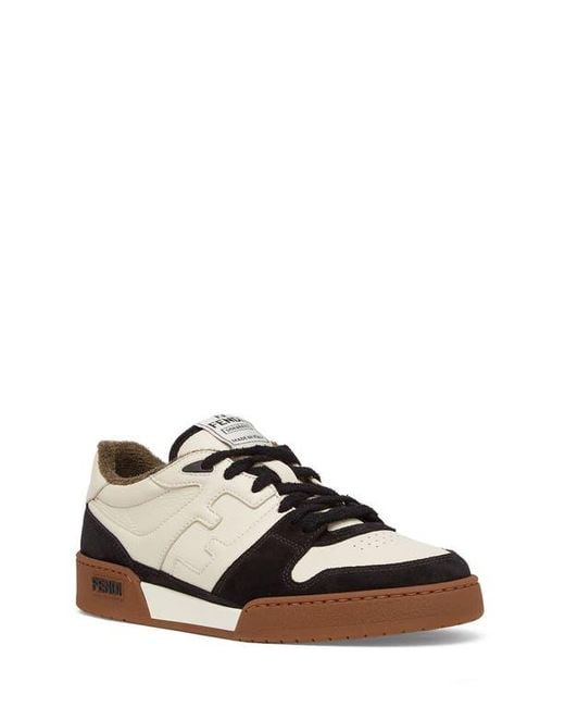 Fendi Brown Ff Match Sneaker for men