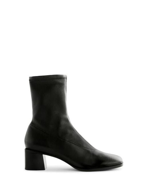 Reformation Black Louie Sock Bootie