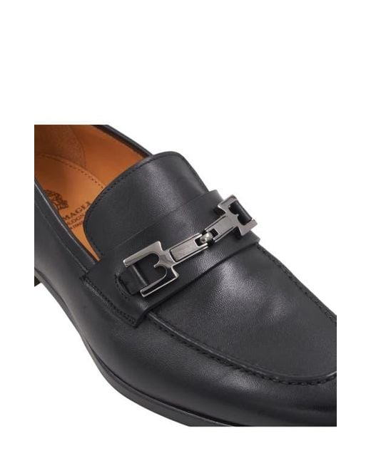 Bruno Magli Black Flex Bit Loafer for men