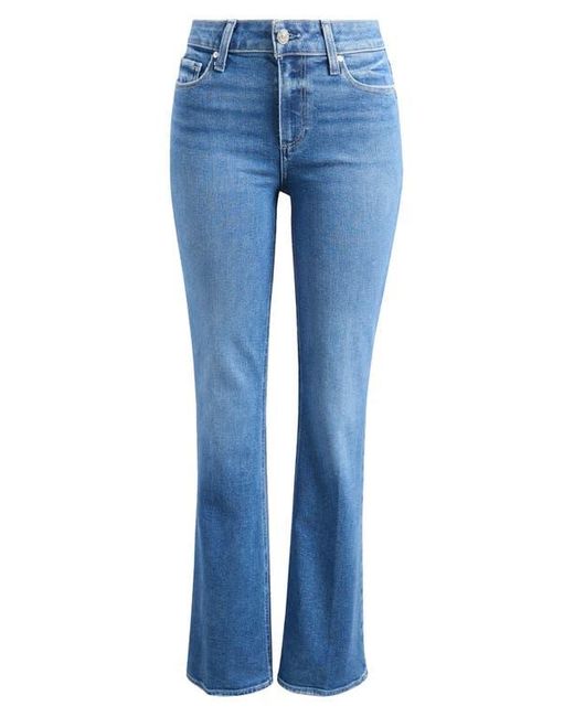 PAIGE Blue Laurel Canyon High Waist Bootcut Jeans