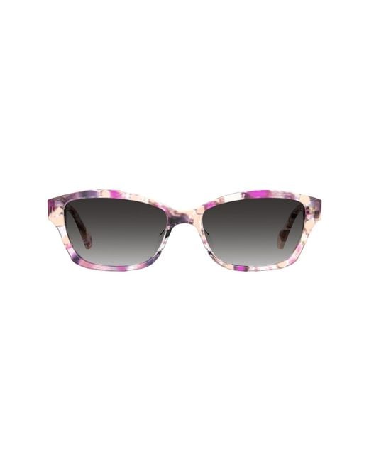 Kate Spade Brown Ayla 2/S 53Mm Rectangular Sunglasses