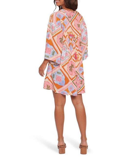 Petal & Pup Red Zanna Long Sleeve Minidress