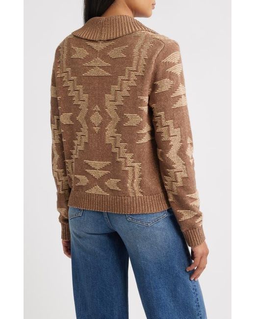 Pendleton Blue Textured Cotton Cardigan