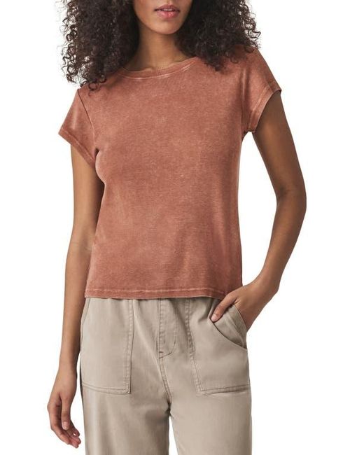 Splendid Brown Faye Crewneck Tee