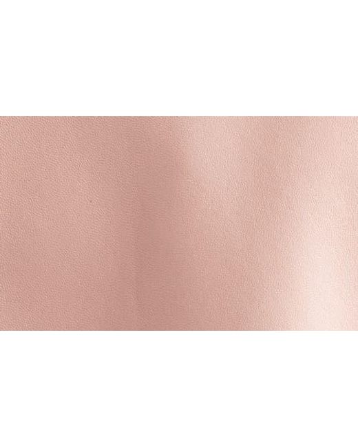 Balmain Pink Crop Lambskin Jacket