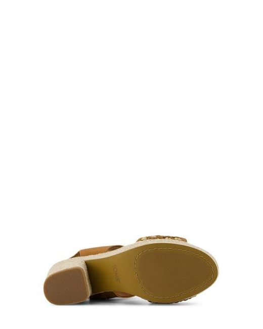 TOMS Brown Majorca Platform Sandal