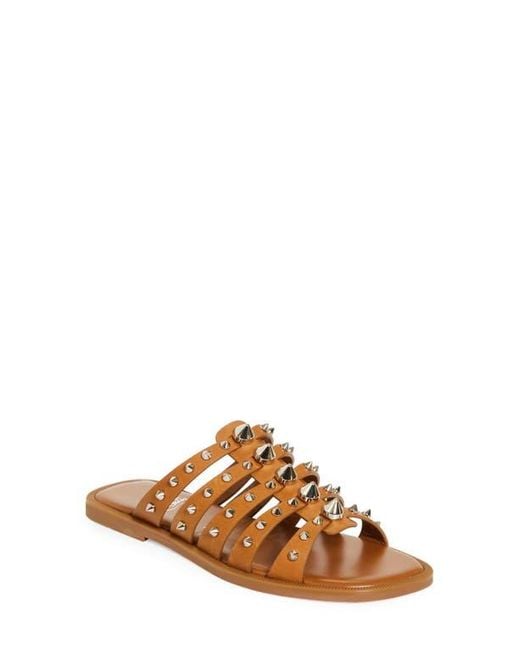 Christian Louboutin Brown Charja Slide Sandal