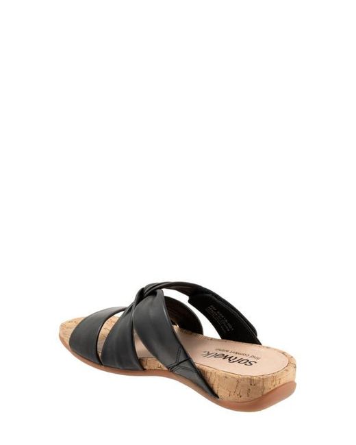 Softwalk® Black Tallulah Slide Sandal