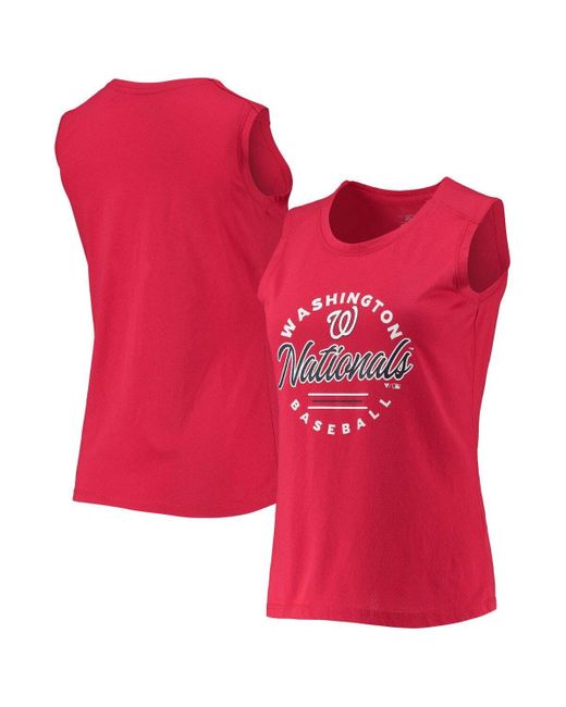 Levelwear Red Washington Nationals Macy Tank Top At Nordstrom