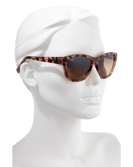 Maui Jim Synthetic Hanapa'a 53mm Polarizedplus2 Sunglasses Blush