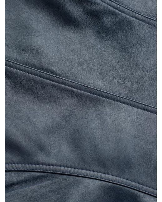Celtic & Co. Blue Stand Collar Biker Jacket