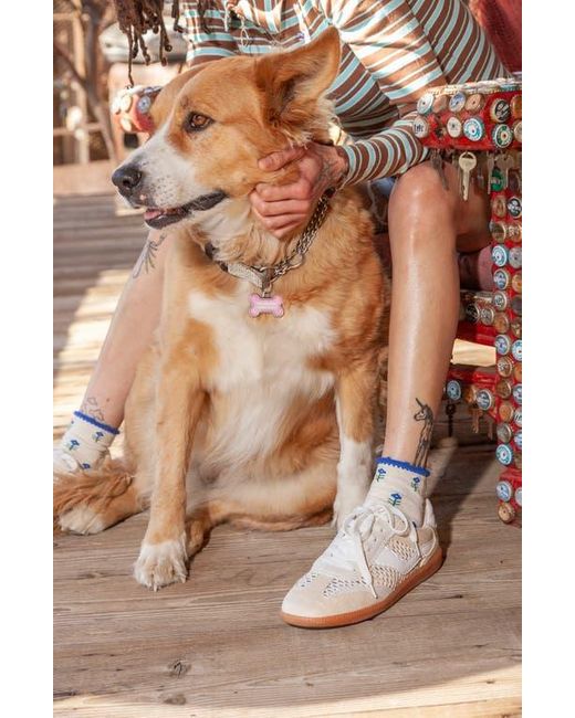 Dirty Laundry White Tropics Mesh Sneaker