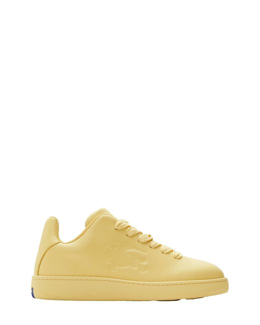 Burberry Yellow Leather Box Sneaker for men