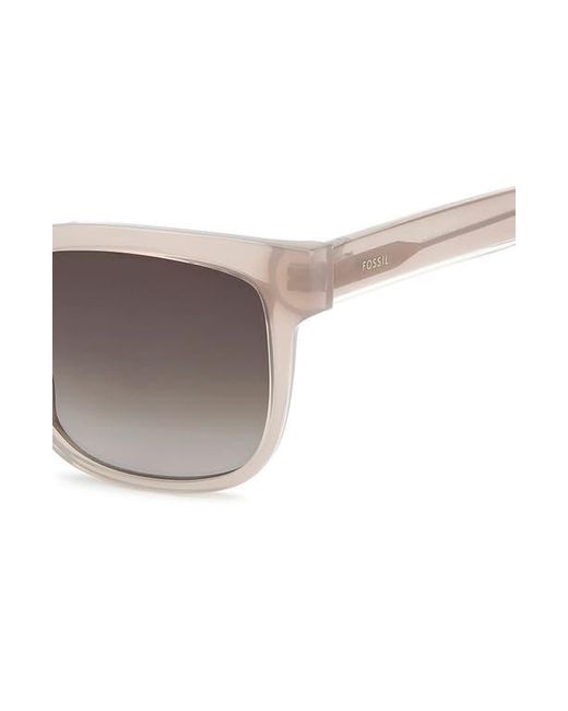 Fossil Multicolor 54Mm Gradient Square Sunglasses