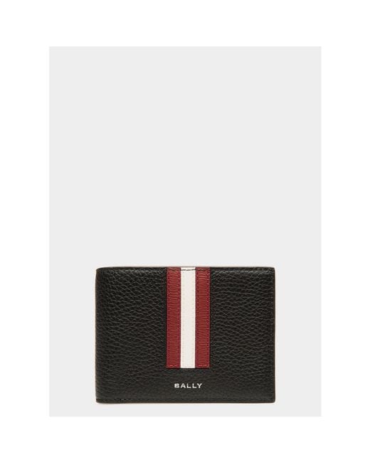 Bally Black Ribbon Bifold for men