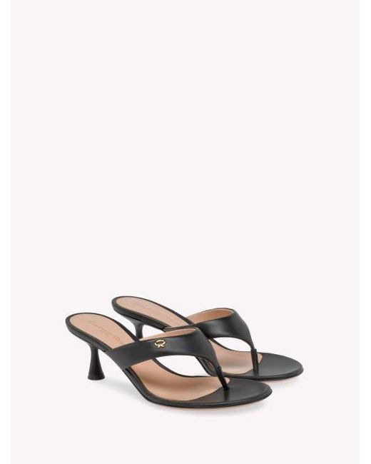 Gianvito Rossi Metallic Luana Sandals