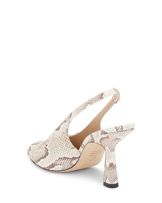 Stuart Weitzman White Val Slingback Sandal