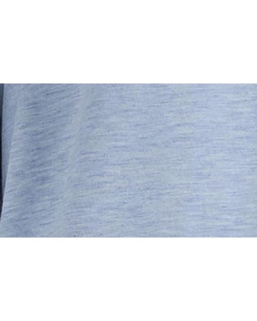 Bugatchi Blue Soft Touch Quarter Zip Pullover for men