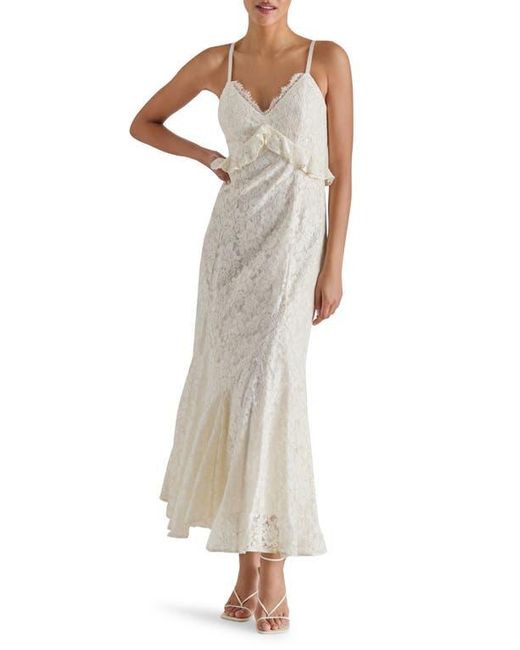 Steve Madden White Gracie Lace Mermaid Dress