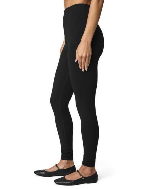 Splendid Black Interlock Leggings
