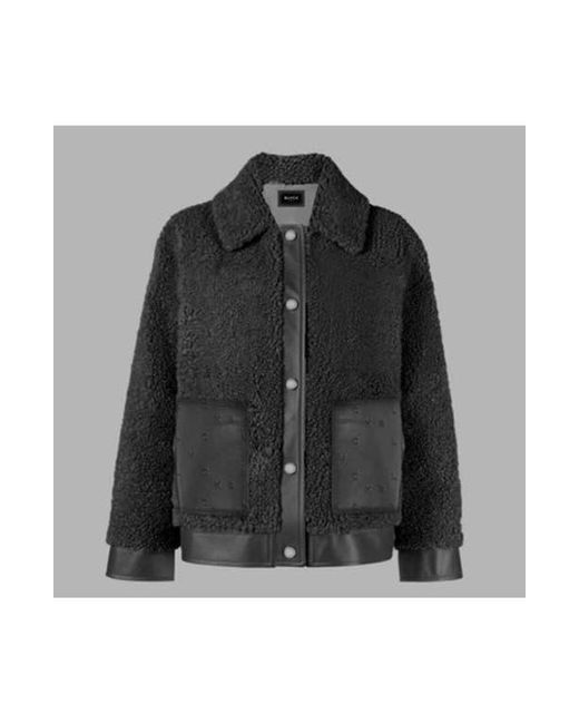 Blvck Paris Black Blvck Shearling Jacket for men