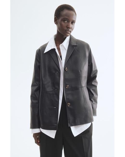 H&M Black Coated Jacket