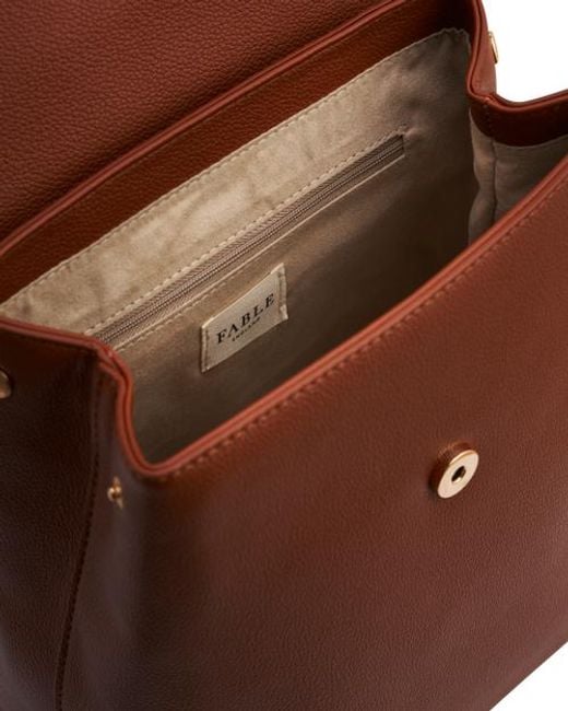 Fable England Brown Laura Small Backpack
