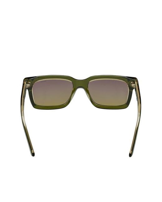 Nike Brown Crescent I 54Mm Rectangular Sunglasses for men