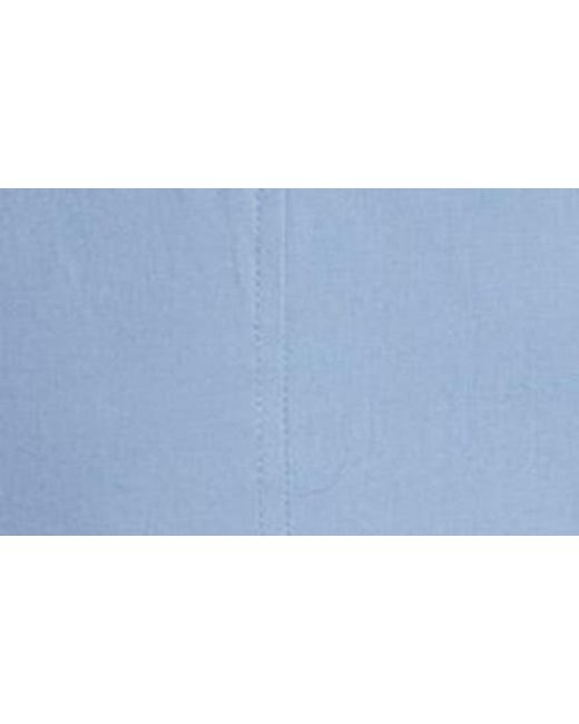 Wayf Blue Fiona Short Sleeve Minidress