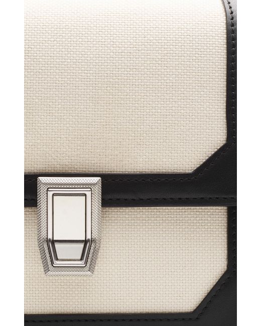 Rag & Bone White Small Max Canvas & Leather Crossbody Bag