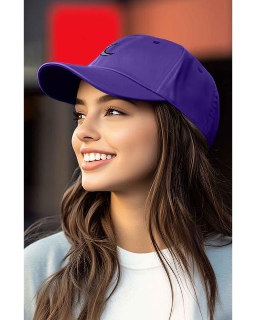 Alix Purple Moon Cap