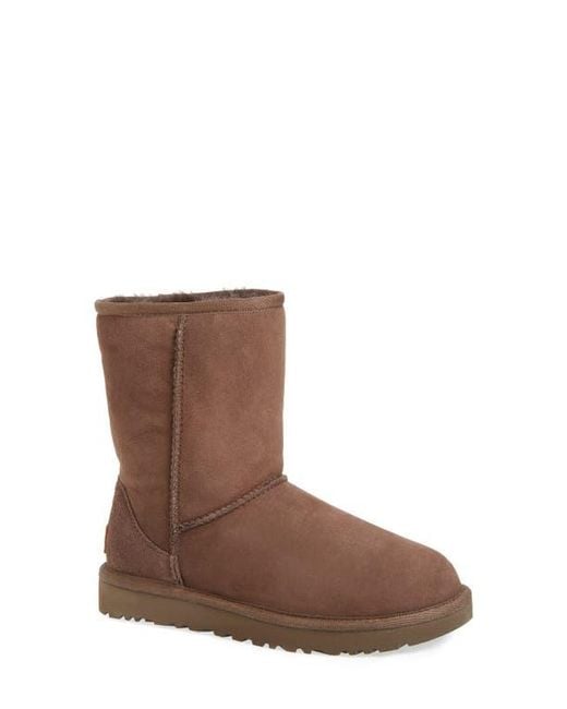 Ugg Brown Classic Ii Genuine Shearling Lined Short Boot