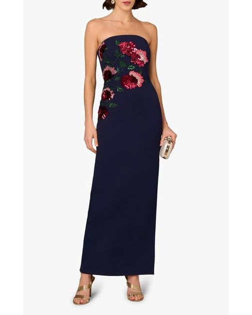 tiffany blue evening dresses A-Line Sequin Ombre Prom Dress: Tiffany 16941 Navy/Blue / 00
