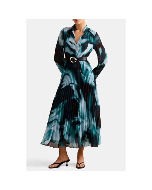 slim fit dress slacks Jodifl Abstract Jacquard Mini Dress in Green Mix S main image 0