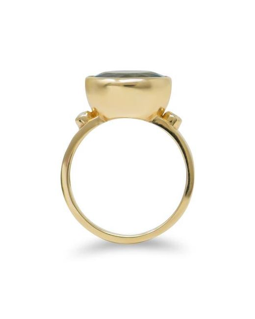 Anzie Blue Classique Oval Ring