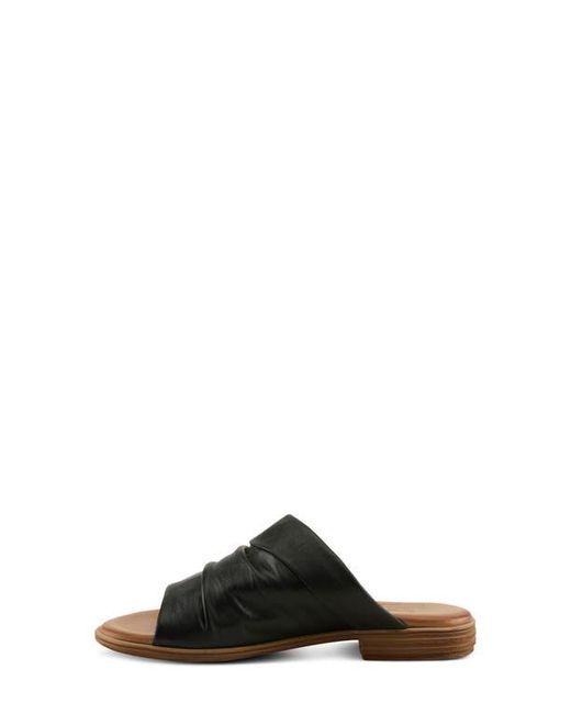 Spring Step Black Jaleel Slide Sandal