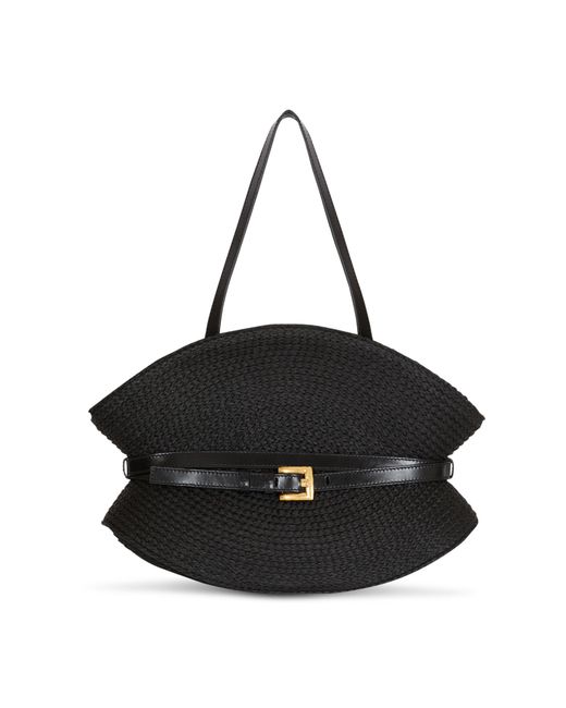 Balmain Black Shuffle Medium Bag