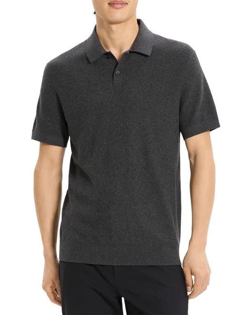 Theory Black Soris T-Light Polo for men
