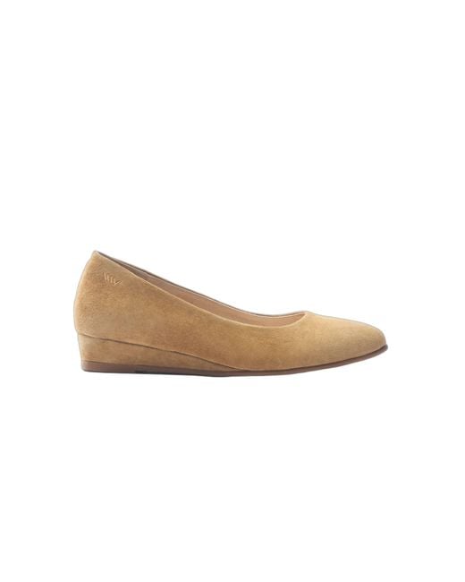 VISCATA Natural Roma Suede Flats