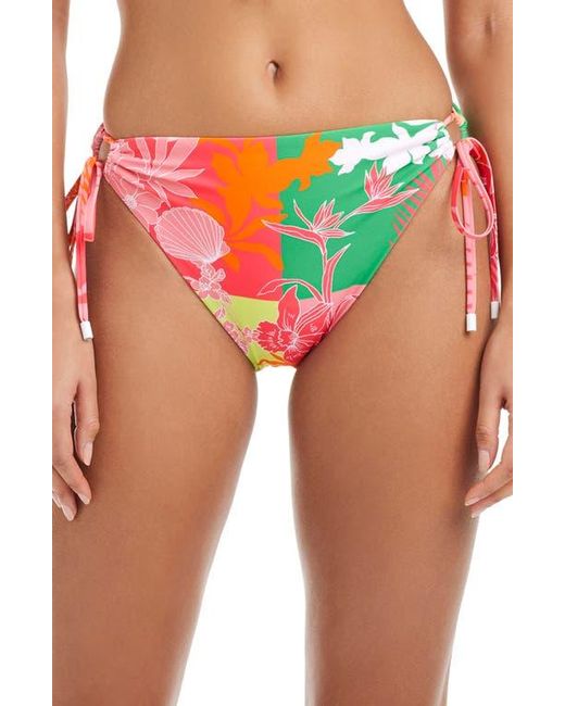 Sanctuary Red Adjustable Loop Bikini Bottoms