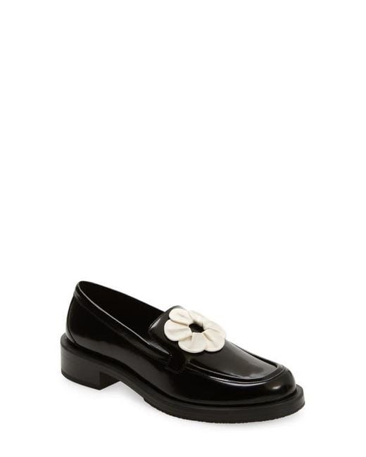 Stuart Weitzman Black X Sandy Liang Loafer