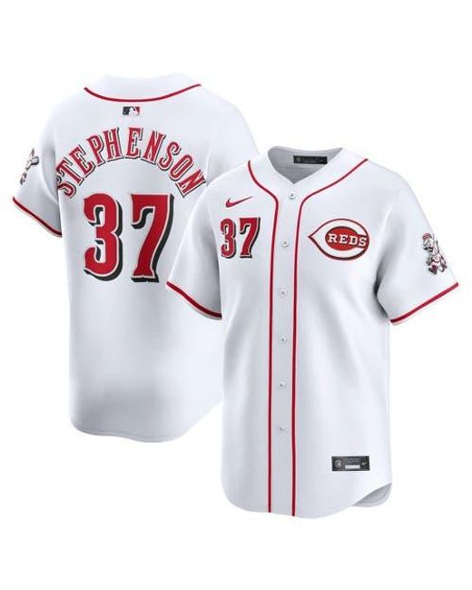 Nike White Tyler Stephenson Cincinnati Reds Home Limited Player Jersey for men