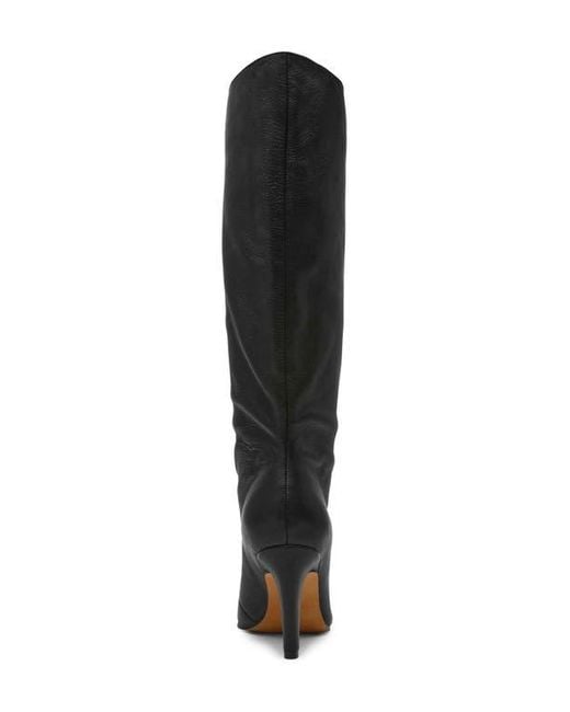 Steve Madden Black Rizk Knee High Boot