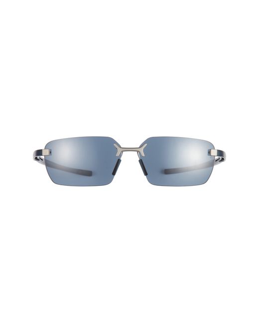 Tag Heuer Blue Flex 59mm Rectangular Sport Sunglasses for men