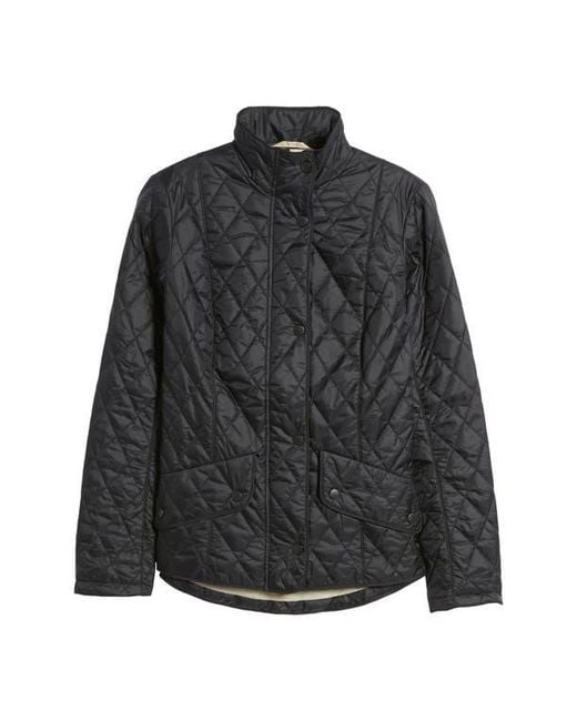 Barbour Black Flyweight Quilted Jacket